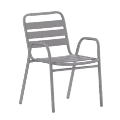 Flash Furniture Lila Commercial Metal Indoor-Outdoor Restaurant Stack Chair With Metal Triple Slat Back And Arms 22 Flash Furniture Lila Commercial Metal Indoor-Outdoor Restaurant Stack Chair With Metal Triple Slat Back And Arms -Furniture GUEST 0004a5eb db14 4986 b78a 42121d2d3f22