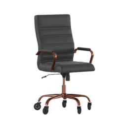 Flash Furniture Whitney High Back Executive Swivel Office Chair With Black Frame, Arms, And Transparent Roller Wheels 28 Flash Furniture Whitney High Back Executive Swivel Office Chair With Black Frame, Arms, And Transparent Roller Wheels -Furniture GUEST 002757c4 8276 4728 9485 ad15bb3649ea