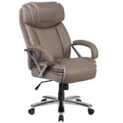 Flash Furniture HERCULES Series Big & Tall 500 Lb. Rated LeatherSoft Executive Swivel Ergonomic Office Chair With Extra Wide Seat -Furniture GUEST 005dc32d 0616 4c52 9321 0e5053c610d7