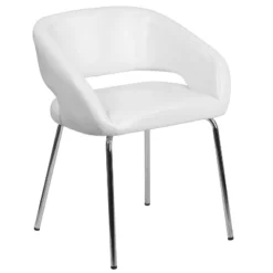 Flash Furniture Fusion Series Contemporary LeatherSoft Side Reception Chair With Chrome Legs 27 Flash Furniture Fusion Series Contemporary LeatherSoft Side Reception Chair With Chrome Legs -Furniture GUEST 028d0520 73de 4a1b a47c 55d09999327c
