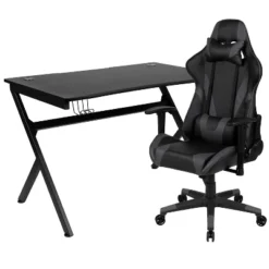 Flash Furniture Gaming Desk And Reclining Gaming Chair Set With Cup Holder, Headphone Hook & 2 Wire Management Holes 24 Flash Furniture Gaming Desk And Reclining Gaming Chair Set With Cup Holder, Headphone Hook & 2 Wire Management Holes -Furniture GUEST 04820f29 f7a1 4fa5 abc5 4abb677a239e
