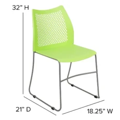 Flash Furniture HERCULES Series 661 Lb. Capacity Stack Chair With Air-Vent Back And Powder Coated Sled Base 19 Flash Furniture HERCULES Series 661 Lb. Capacity Stack Chair With Air-Vent Back And Powder Coated Sled Base -Furniture GUEST 048321c2 9efd 42cc 8b63 64606a3b4959