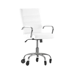 Flash Furniture Camilia Mid-Back Executive Swivel Office Chair With Arms, And Transparent Roller Wheels 20 Flash Furniture Camilia Mid-Back Executive Swivel Office Chair With Arms, And Transparent Roller Wheels -Furniture GUEST 04d5899f 3a1b 4ce7 b5c5 37462bf09329