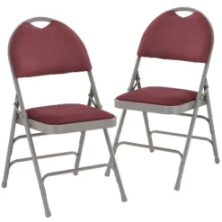 Flash Furniture 2 Pack HERCULES Series Extra Large Ultra-Premium Triple Braced Metal Folding Chair With Easy-Carry Handle 26 Flash Furniture 2 Pack HERCULES Series Extra Large Ultra-Premium Triple Braced Metal Folding Chair With Easy-Carry Handle -Furniture GUEST 04dceadd 4711 43c2 85da 2510daa242e3