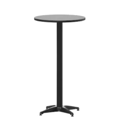 Flash Furniture 23.25" Round Aluminum Indoor-Outdoor Bar Height Table With Flip-Up Table 19 Flash Furniture 23.25" Round Aluminum Indoor-Outdoor Bar Height Table With Flip-Up Table -Furniture GUEST 050e76ac 27f0 4667 bebc 1662065fa820