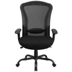 Flash Furniture HERCULES Series 24/7 Intensive Use Big & Tall 400 Lb. Rated Black Mesh Multifunction Synchro-Tilt Ergonomic Office Chair -Furniture GUEST 07208a1c 26ad 4d90 b88b 638bd7a6e9a6