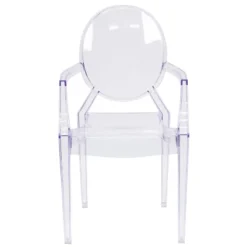 Flash Furniture Ghost Chair With Arms In Transparent Crystal 16 Flash Furniture Ghost Chair With Arms In Transparent Crystal -Furniture GUEST 099fc372 0b48 40e9 87b7 b79ea0205743