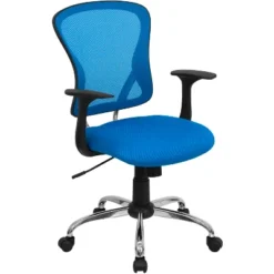 Flash Furniture Mid-Back Mesh Swivel Task Office Chair With Chrome Base And Arms 26 Flash Furniture Mid-Back Mesh Swivel Task Office Chair With Chrome Base And Arms -Furniture GUEST 09c467d1 7260 4ec1 b3b1 8df8a92900fa