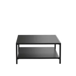 Flash Furniture Brock Outdoor 2 Tier Patio Coffee Table Commercial Grade Black Coffee Table For Deck, Porch, Or Poolside-Steel Square Leg Frame 14 Flash Furniture Brock Outdoor 2 Tier Patio Coffee Table Commercial Grade Black Coffee Table For Deck, Porch, Or Poolside-Steel Square Leg Frame -Furniture GUEST 09d72ac6 b505 4b69 977c e9eff4974e3b