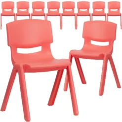 Flash Furniture 10 Pack Plastic Stackable School Chair With 13.25" Seat Height 8 Flash Furniture 10 Pack Plastic Stackable School Chair With 13.25" Seat Height -Furniture GUEST 09f71d7c a713 4233 966c f9868a1aaa40