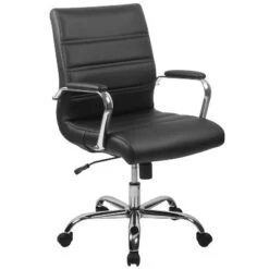 Flash Furniture Mid-Back Executive Swivel Office Chair With Metal Frame And Arms 30 Flash Furniture Mid-Back Executive Swivel Office Chair With Metal Frame And Arms -Furniture GUEST 0a0525d2 60a2 4597 9777 2a00d69b8119