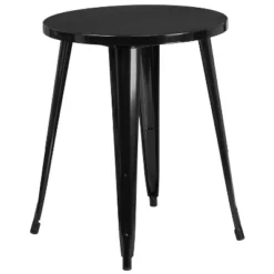 Flash Furniture Commercial Grade 24" Round Metal Indoor-Outdoor Table -Furniture GUEST 0ac8f08a 4516 4253 92f7 d99768c7c01a