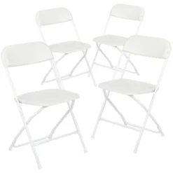 Flash Furniture Hercules™ Series Plastic Folding Chair - 4 Pack 650LB Weight Capacity -Furniture GUEST 0adaad63 5c9d 4dbe b65d 14f4dae4801a