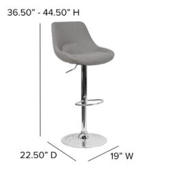 Flash Furniture Contemporary Adjustable Height Gas Lift Swivel Bar Stool With Support Pillow - Kitchen Dining Stool 16 Flash Furniture Contemporary Adjustable Height Gas Lift Swivel Bar Stool With Support Pillow - Kitchen Dining Stool -Furniture GUEST 0af95eee 58ac 4acc bc21 2561b8771137