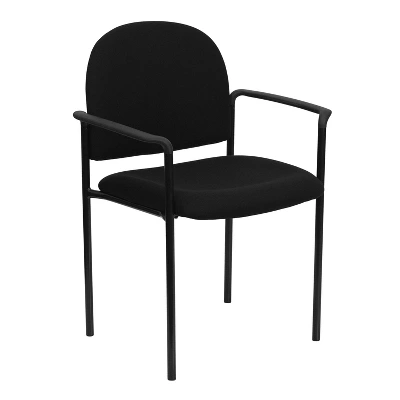 Flash Furniture Comfort Stackable Steel Side Reception Chair With Arms 11 Flash Furniture Comfort Stackable Steel Side Reception Chair With Arms - Image 11