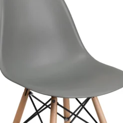 Flash Furniture Elon Series Plastic Chair With Wooden Legs -Furniture GUEST 0dc554e9 2c3e 4e7c 92c9 313a7062fb79