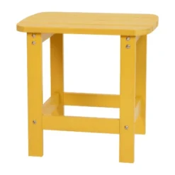 Flash Furniture Charlestown All-Weather Poly Resin Wood Commercial Grade Adirondack Side Table 27 Flash Furniture Charlestown All-Weather Poly Resin Wood Commercial Grade Adirondack Side Table -Furniture GUEST 0e816ee0 3c01 45ac a9f7 e6f5eb7ecc46