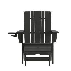 Flash Furniture Halifax HDPE Adirondack Chair With Cup Holder And Pull Out Ottoman, All-Weather HDPE Indoor/Outdoor Lounge Chair 23 Flash Furniture Halifax HDPE Adirondack Chair With Cup Holder And Pull Out Ottoman, All-Weather HDPE Indoor/Outdoor Lounge Chair -Furniture GUEST 0f08c873 e970 4b68 a380 0459e2b2a9ac
