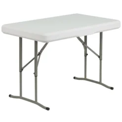 Flash Furniture 3 Piece Portable Plastic Folding Bench And Table Set -Furniture GUEST 0f22bc02 5f05 46c7 b01b fb83d32cf8e4