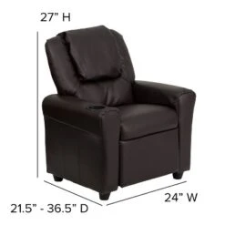 Flash Furniture Contemporary Kids Recliner With Cup Holder And Headrest -Furniture GUEST 0f4a7cbb 1d6f 4e82 a459 ae263e3ab59b