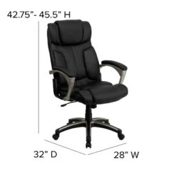 Flash Furniture Hansel High Back Folding Black LeatherSoft Executive Swivel Office Chair With Arms 11 Flash Furniture Hansel High Back Folding Black LeatherSoft Executive Swivel Office Chair With Arms -Furniture GUEST 0f4e53b3 08f1 4a1d a67e 340f48aa9eb0