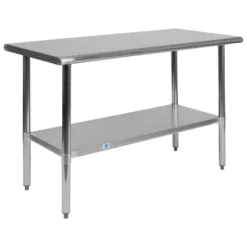 Flash Furniture Stainless Steel 18 Gauge Prep And Work Table With Undershelf - NSF Certified 19 Flash Furniture Stainless Steel 18 Gauge Prep And Work Table With Undershelf - NSF Certified -Furniture GUEST 0fcfb79e 0c10 4595 bc60 800366d2322f