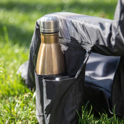 Flash Furniture Malta Portable Heated Reclining Stadium Chair With Armrests, Heated Padded Back & Heated Seat With Dual Storage Pockets And Backpack Straps 11 Flash Furniture Malta Portable Heated Reclining Stadium Chair With Armrests, Heated Padded Back & Heated Seat With Dual Storage Pockets And Backpack Straps - Image 11