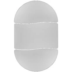 Flash Furniture 3 Piece 76" Oval Wave Flexible Grey Thermal Laminate Activity Table Set - Standard Height Adjustable Legs 24 Flash Furniture 3 Piece 76" Oval Wave Flexible Grey Thermal Laminate Activity Table Set - Standard Height Adjustable Legs -Furniture GUEST 114f58f7 e57f 4107 b1ed 49e8498d6930