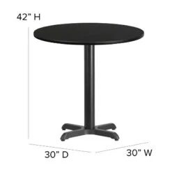Flash Furniture 30'' Round Laminate Table Set With X-Base And 4 Ladder Back Metal Barstools 16 Flash Furniture 30'' Round Laminate Table Set With X-Base And 4 Ladder Back Metal Barstools -Furniture GUEST 119624d0 22f0 43b7 bf77 43ff79a48551