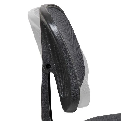 Flash Furniture Flash Fundamentals Mid-Back Mesh Swivel Task Office Chair With Pivot Back And Arms 7 Flash Furniture Flash Fundamentals Mid-Back Mesh Swivel Task Office Chair With Pivot Back And Arms - Image 7