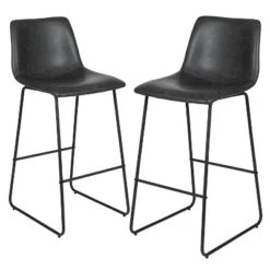 Flash Furniture 30 Inch Commercial Grade LeatherSoft Bar Height Barstools, Set Of 2 28 Flash Furniture 30 Inch Commercial Grade LeatherSoft Bar Height Barstools, Set Of 2 -Furniture GUEST 12f0aa07 c5e5 42a1 99e9 950193180614