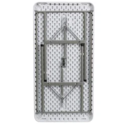 Flash Furniture 4-Foot Granite White Plastic Folding Table -Furniture GUEST 1334f39a 3f53 40d5 b055 a05c78cf0490 1