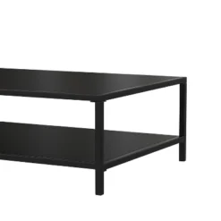 Flash Furniture Brock Outdoor 2 Tier Patio Coffee Table Commercial Grade Black Coffee Table For Deck, Porch, Or Poolside-Steel Square Leg Frame 12 Flash Furniture Brock Outdoor 2 Tier Patio Coffee Table Commercial Grade Black Coffee Table For Deck, Porch, Or Poolside-Steel Square Leg Frame -Furniture GUEST 15b5c9e0 2051 478e 84b7 aec8f94462ec