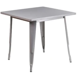 Flash Furniture Commercial Grade 31.5" Square Metal Indoor-Outdoor Table -Furniture GUEST 1630313c 0df1 4ce0 919f e55b0e346cbf