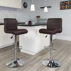 Flash Furniture Contemporary Vinyl Adjustable Height Barstool With Rolled Seat And Chrome Base 28 Flash Furniture Contemporary Vinyl Adjustable Height Barstool With Rolled Seat And Chrome Base -Furniture GUEST 16324a42 1a31 4f2c 9d67 99e06563596a