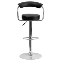 Flash Furniture Contemporary Vinyl Adjustable Height Barstool With Arms And Chrome Base -Furniture GUEST 1671e2b7 9e99 4408 b3b6 c1f4975b4c14