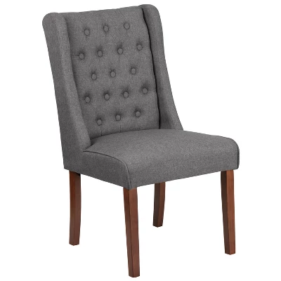 Flash Furniture HERCULES Preston Series Tufted Parsons Chair With Side Panel Detail 10 Flash Furniture HERCULES Preston Series Tufted Parsons Chair With Side Panel Detail - Image 10