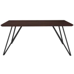Flash Furniture Corinth 31.5" X 63" Rectangular Dining Table In Dark Ash Finish -Furniture GUEST 178b6f52 abad 4529 a3f7 301ae65541c8