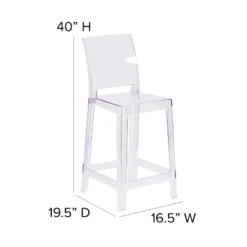 Flash Furniture Ghost Counter Stool With Square Back In Transparent Crystal 11 Flash Furniture Ghost Counter Stool With Square Back In Transparent Crystal -Furniture GUEST 18558a81 730c 4e67 846a ed17b1d08392