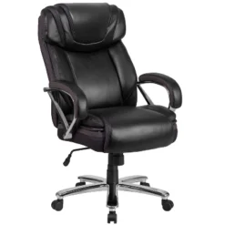 Flash Furniture HERCULES Series Big & Tall 500 Lb. Rated LeatherSoft Executive Swivel Ergonomic Office Chair With Extra Wide Seat -Furniture GUEST 18a35c3a e557 4dd6 aadb e008093499e5