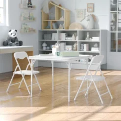Flash Furniture Kids Colorful 3 Piece Folding Table And Chair Set -Furniture GUEST 18e477e1 1e1a 4f7a 80dd 927ae9b5b690