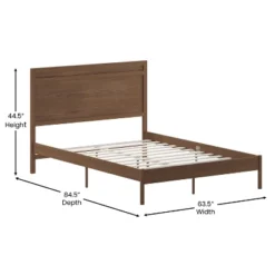 Flash Furniture Kingston Solid Wood Platform Bed With Wooden Slats And Headboard, No Box Spring Needed 11 Flash Furniture Kingston Solid Wood Platform Bed With Wooden Slats And Headboard, No Box Spring Needed -Furniture GUEST 197c4774 806e 44ef ac5a 793d650307ce