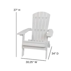Flash Furniture Charlestown All-Weather Poly Resin Indoor/Outdoor Folding Adirondack Chair 22 Flash Furniture Charlestown All-Weather Poly Resin Indoor/Outdoor Folding Adirondack Chair -Furniture GUEST 19f028ab f101 42a6 b8e8 047ff5a5f794