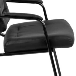 Flash Furniture Darwin Flash Fundamentals Black LeatherSoft Executive Reception Chair With Black Metal Frame 16 Flash Furniture Darwin Flash Fundamentals Black LeatherSoft Executive Reception Chair With Black Metal Frame -Furniture GUEST 1a47ef1f 2325 4a1d 8492 23cca47979a7