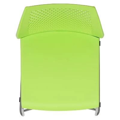 Flash Furniture HERCULES Series 661 Lb. Capacity Stack Chair With Air-Vent Back And Powder Coated Sled Base 8 Flash Furniture HERCULES Series 661 Lb. Capacity Stack Chair With Air-Vent Back And Powder Coated Sled Base - Image 8