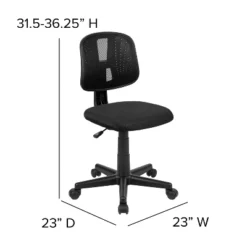 Flash Furniture Flash Fundamentals Mid-Back Mesh Swivel Task Office Chair With Pivot Back 18 Flash Furniture Flash Fundamentals Mid-Back Mesh Swivel Task Office Chair With Pivot Back -Furniture GUEST 1c4b6ffd 84b8 4a92 a9f8 a0ef5d7a1e60