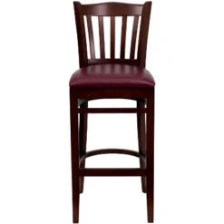 Flash Furniture Vertical Slat Back Wooden Restaurant Barstool -Furniture GUEST 1d3bdb3e c6a3 454b 8708 130da22323da