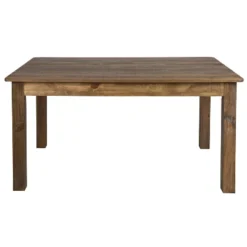 Flash Furniture 60" X 38" Rectangular Solid Pine Farm Dining Table -Furniture GUEST 1de817a0 1bfd 4a83 b9b0 e7d0434d8f77
