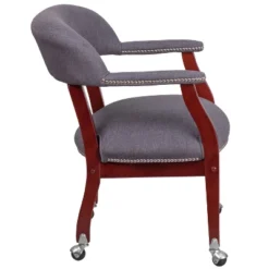 Flash Furniture Conference Chair With Accent Nail Trim And Casters -Furniture GUEST 1e16964f 34e7 4ea5 a26e 8ea7d9ef812e