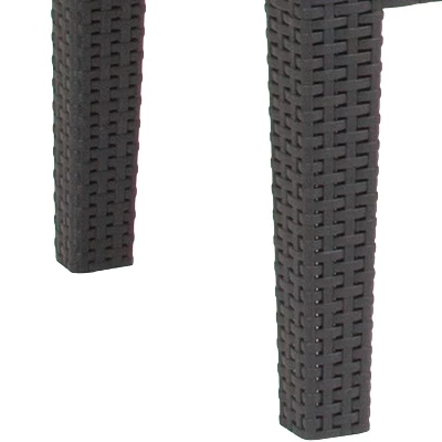 Flash Furniture Rattan Coffee Table 4 Flash Furniture Rattan Coffee Table - Image 4